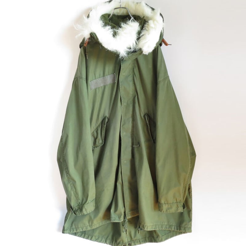 80s US Army M-65 Fishtail Parka Fullset (Large)...