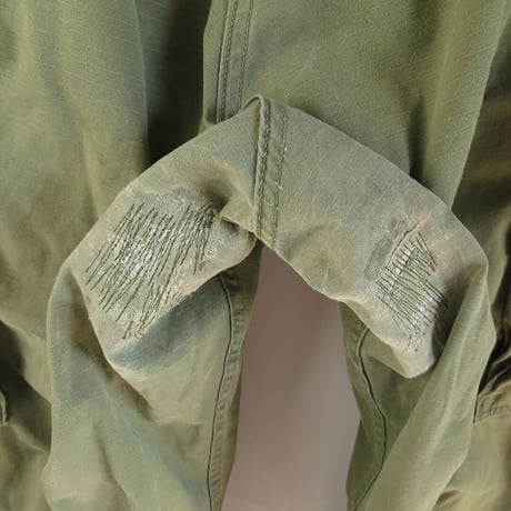 [Damaged] 60s US Army Jungle Fatigue Pants 4th Model Rip-Stop (Large/Short)