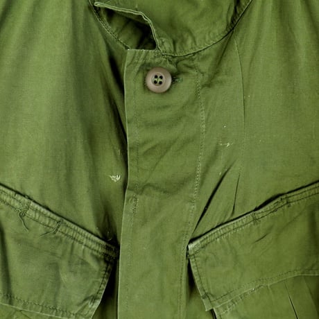 60s US Army Jungle Fatigue Jacket 3rd Model Non-Rip (Small/Long)