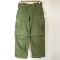 60s US Army Jungle Fatigue Pants 4th Model Rip-Stop (Small/Regular)