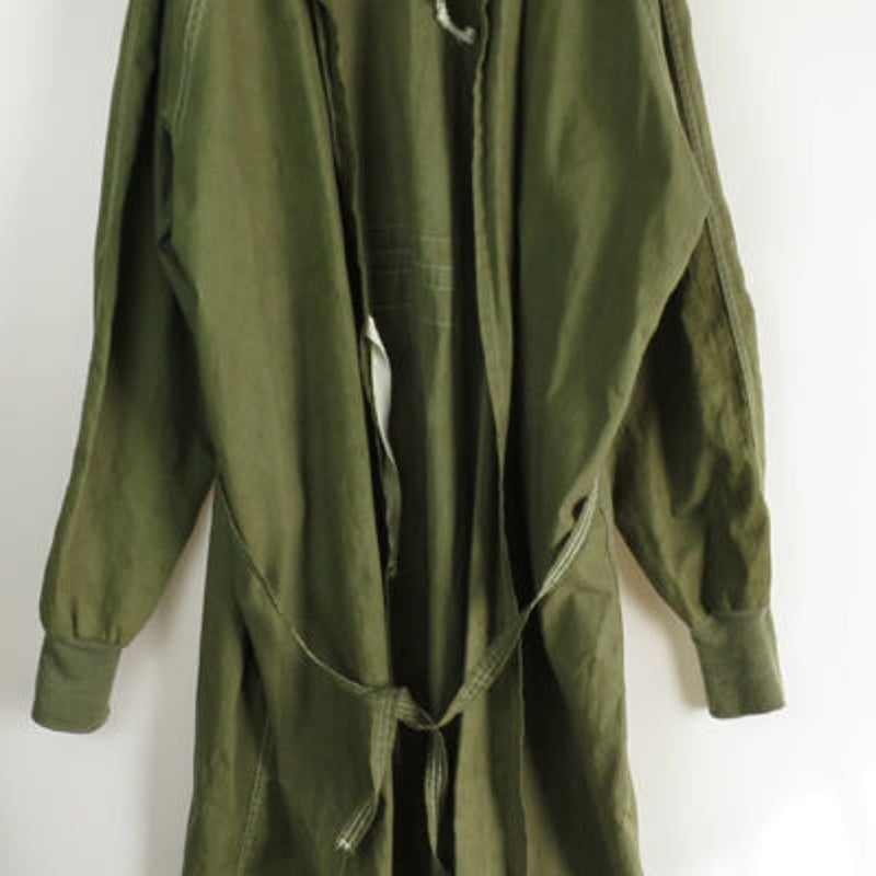 80s US Army Surgical Gown Hospital Coat (Olive 