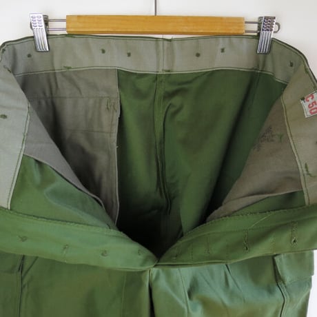 70s Swedish Army M-59 Trousers Cargo Pants