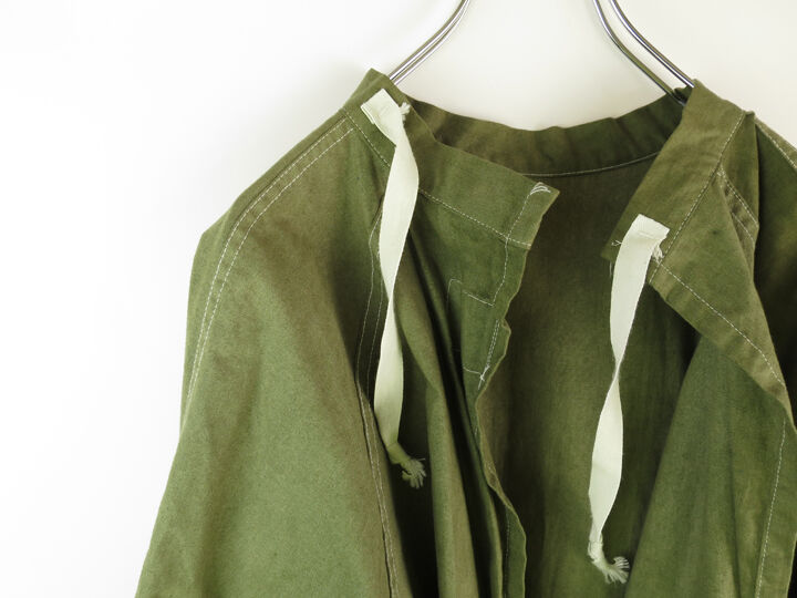 80s US Army Surgical Gown Hospital Coat (Olive 
