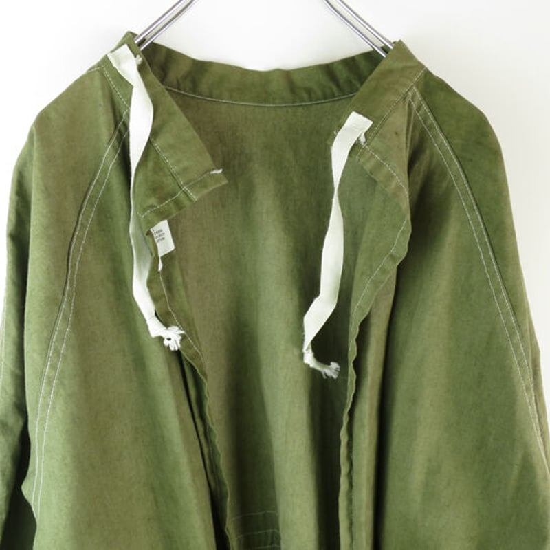 80s US Army Surgical Gown Hospital Coat (Olive 