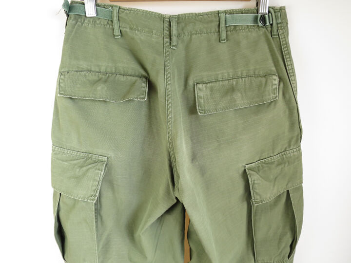 60s US Army Jungle Fatigue Pants 4th Model Rip-