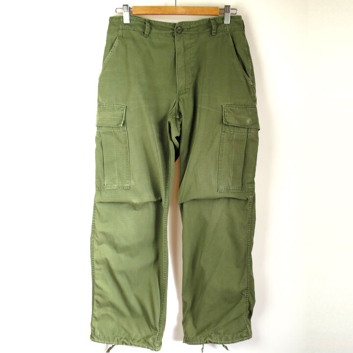 60s US Army Jungle Fatigue Pants 4th Model Rip- 60s US Army Jungle Fatigue Pants 4th Model Rip-