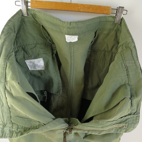 [Damaged] 60s US Army Jungle Fatigue Pants 4th Model Rip-Stop (Large/Short)