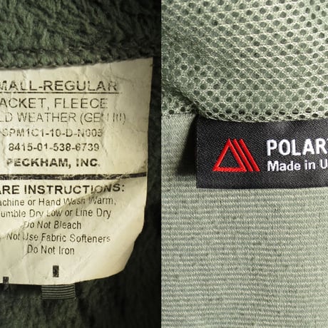 10s US Army ECWCS GEN3 LEVEL3 Polartec Fleece (Small/Regular)
