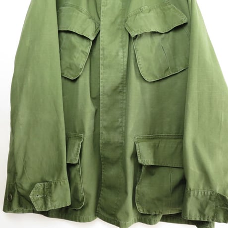 70s US Army Jungle Fatigue Jacket 3rd Model Rip-Stop (Medium/Short)