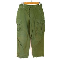 60s US Army Jungle Fatigue Pants 4th Model Rip-Stop (Small/Regular)