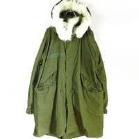 70s US Army M-65 Fishtail Parka Fullset (Small)
