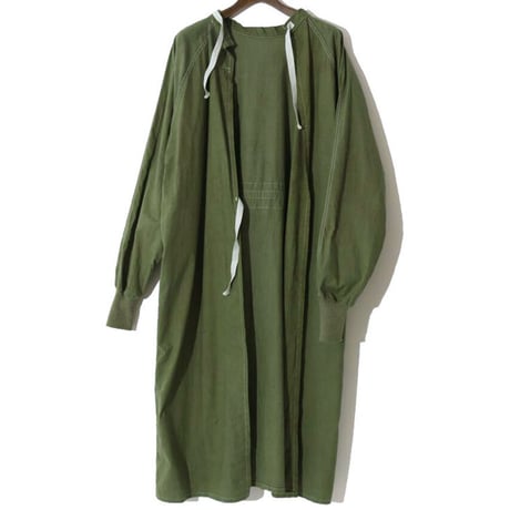 80s US Army Surgical Gown Hospital Coat (Olive Dye)