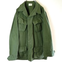 60s US Army Jungle Fatigue Jacket 3rd Model Non-Rip Cotton Poplin (Medium/Long)
