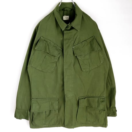 60s US Army Jungle Fatigue Jacket 3rd Model Non-Rip (Small/Long)