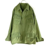 60s US Army Jungle Fatigue Jacket 3rd Model Non-Rip Cotton Poplin (Medium/Regular)