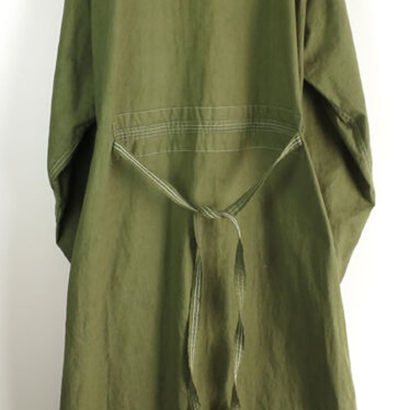 80s US Army Surgical Gown Hospital Coat (Olive 