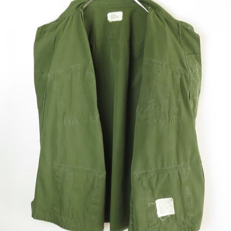 70s US Army Jungle Fatigue Jacket 3rd Model Rip-Stop (Medium/Short)