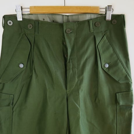 70s Swedish Army M-59 Trousers Cargo Pants