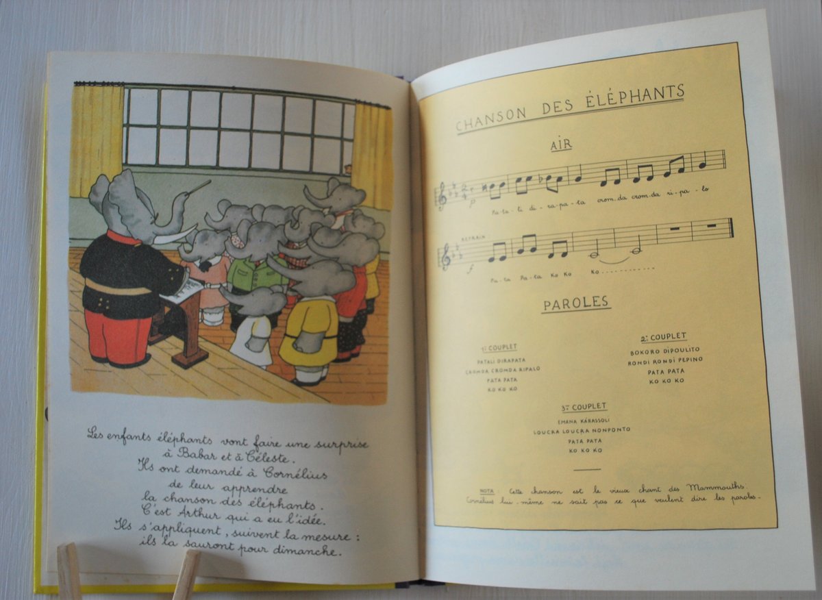 おうさまババール」ジャン・ド・ブリュノフ 仏語版 ”Le Roi Babar