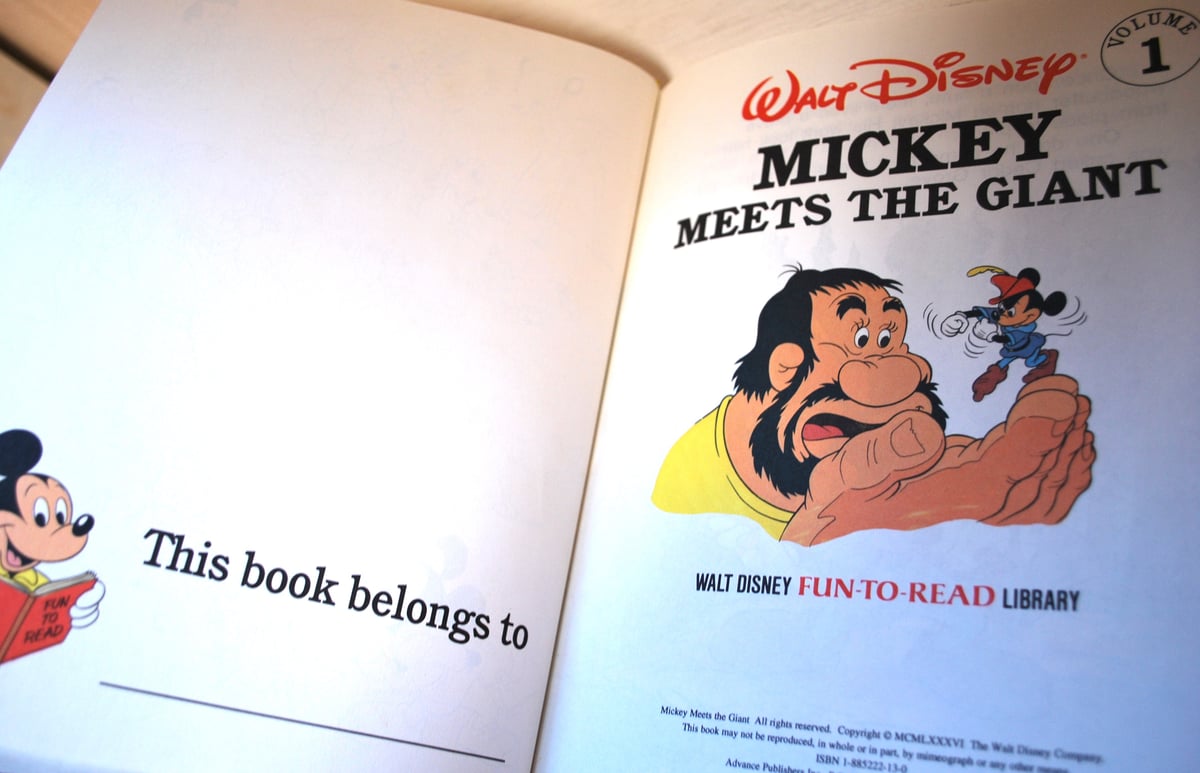 ウォルト・ディズニー ” Mickey Meets The Giant ” (Fun To