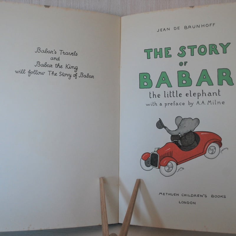 ぞうのババール」ジャン・ド・ブリュノフ ”The Story of Babar ぞうのババール」ジャン・ド・ブリュノフ ”The Story of Babar