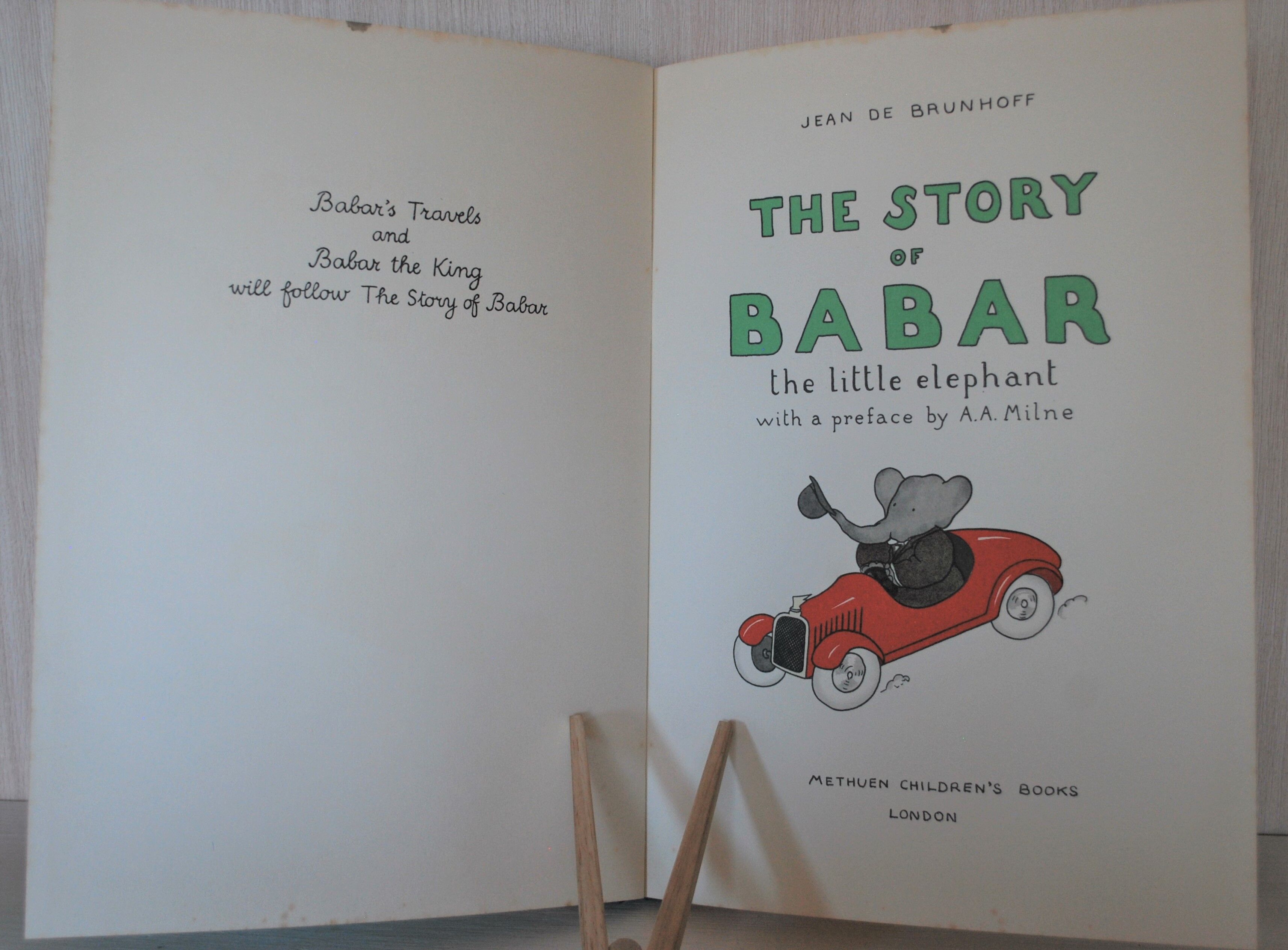 ぞうのババール」ジャン・ド・ブリュノフ ”The Story of Babar the li