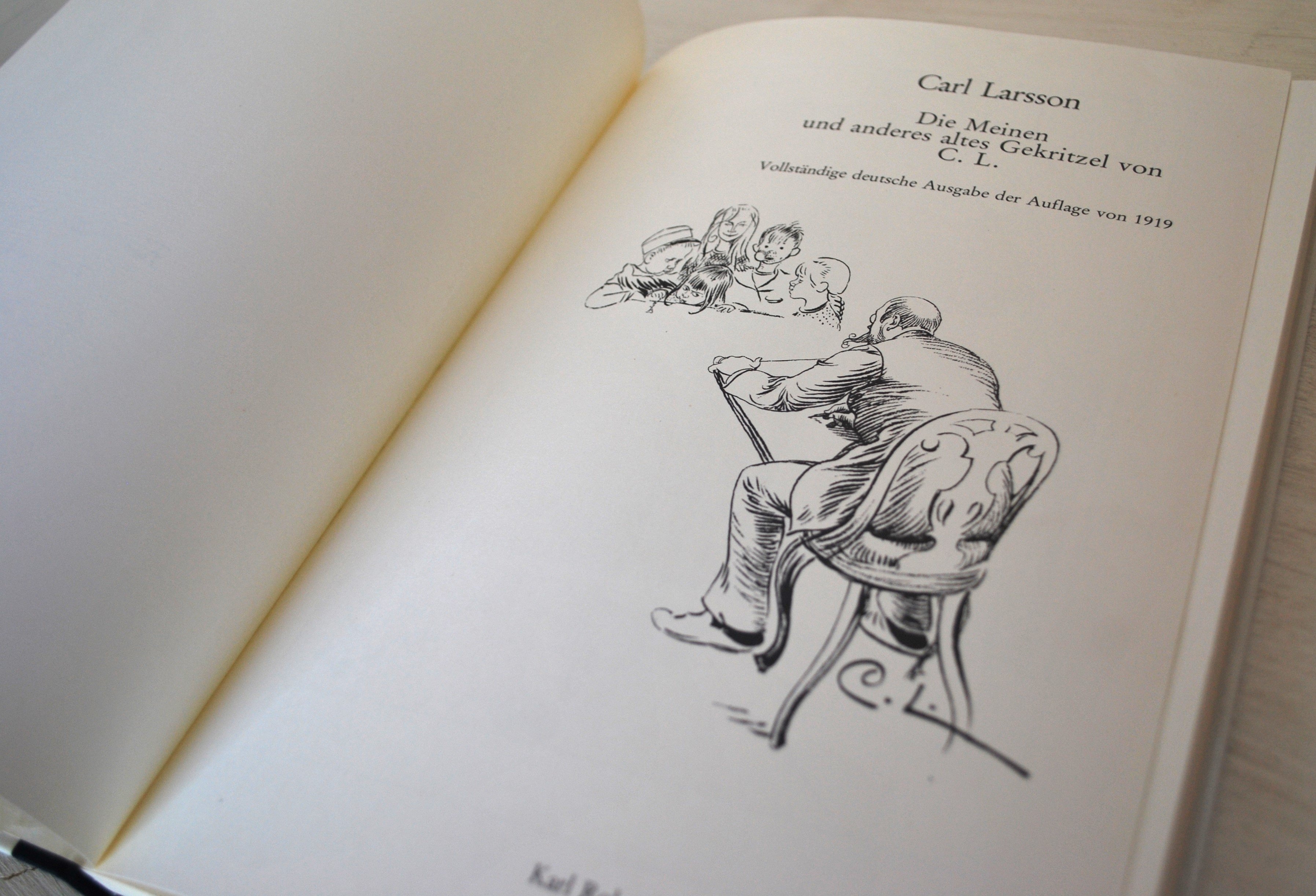 カール・ラーション、リスベス、希少画集画、新品額装付、状態良好 カール・ラーション 画集 Carl Larsson 
