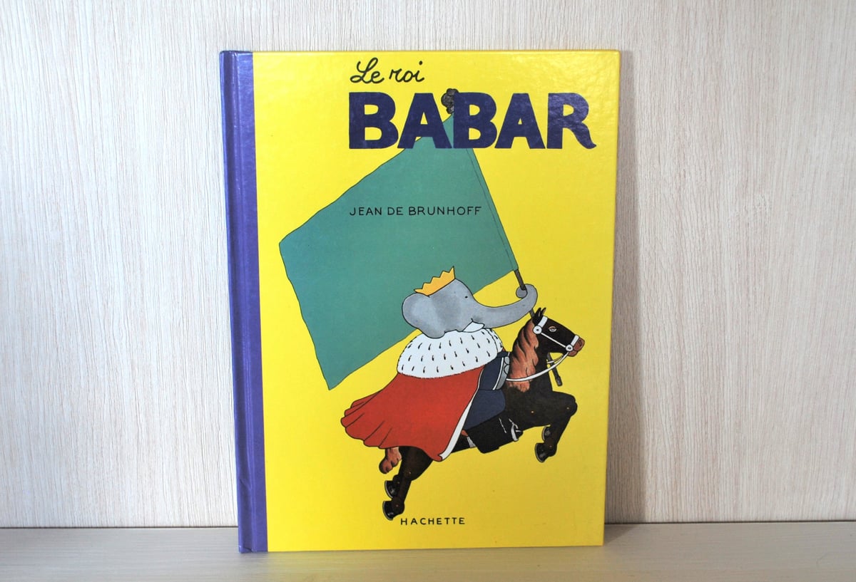 おうさまババール」ジャン・ド・ブリュノフ 仏語版 ”Le Roi Babar