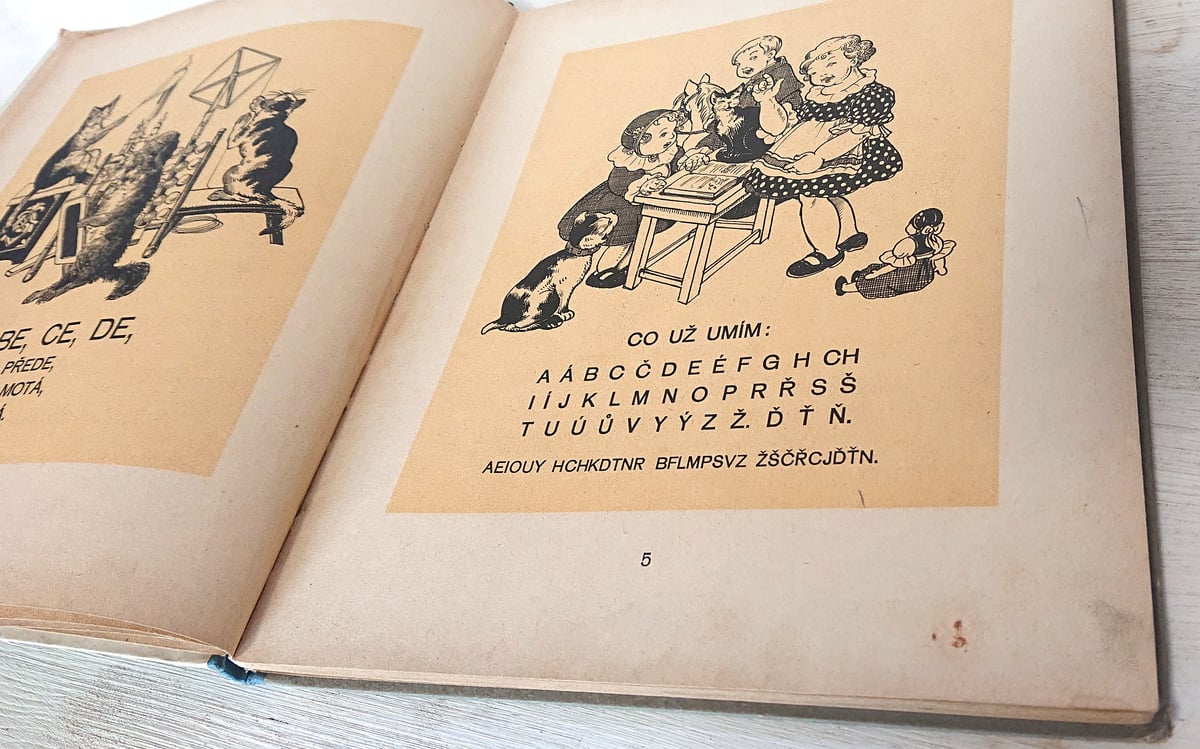 超希少 1930年 チェコ絵本 初版 ルドルフ・マテス 挿絵 アンティーク 希少本】 ルドルフ・マテス rudolf Mates 