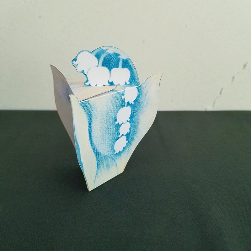 スズラン」ギフトボックス展開図 | Kyoco's 展開図