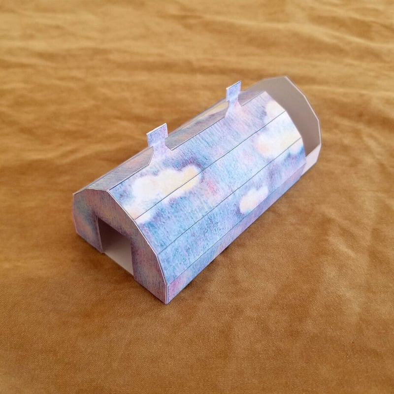 D型ハウス／D型倉庫」ギフトボックス展開図 | Kyoco's 展開図