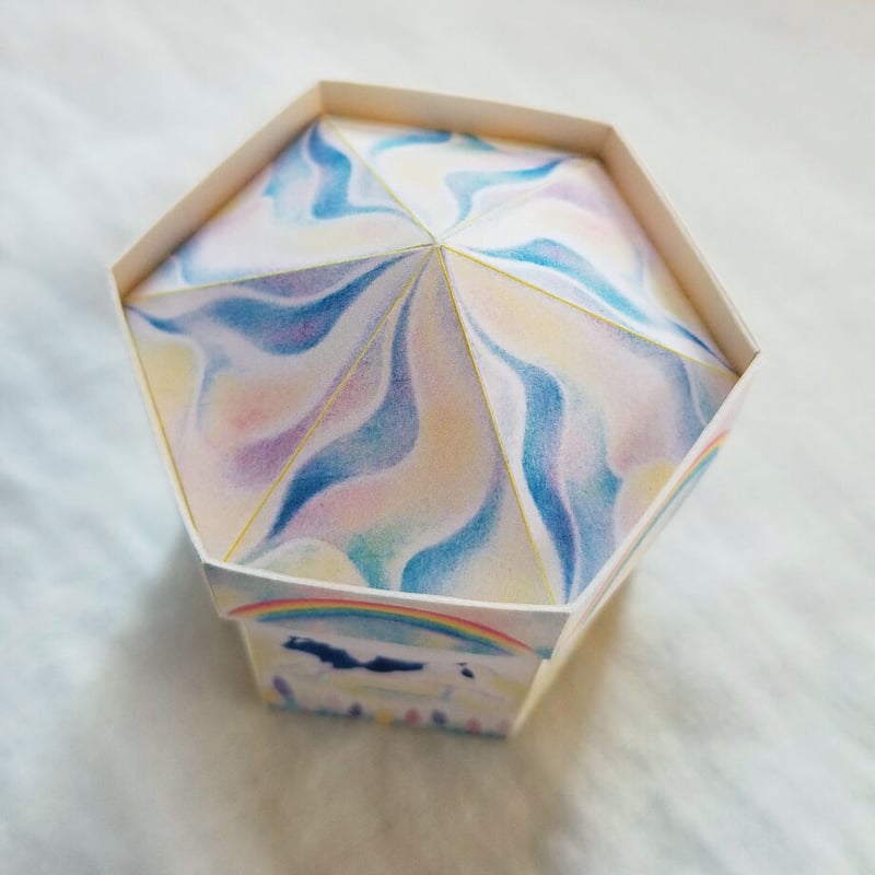 放牧牛」ギフトボックス展開図 | Kyoco's 展開図