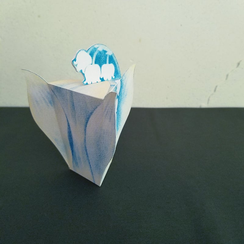 スズラン」ギフトボックス展開図 | Kyoco's 展開図
