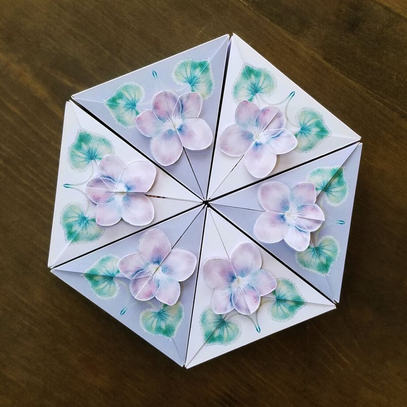 すみれ」種のパッケージ 2color展開図 | Kyoco's 展開図