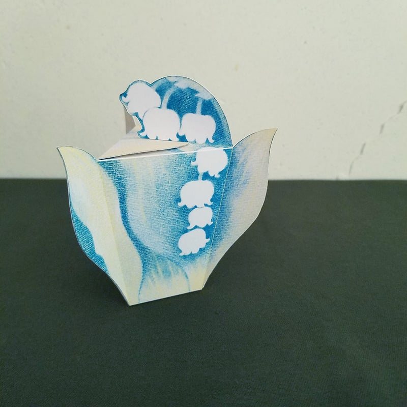 スズラン」ギフトボックス展開図 | Kyoco's 展開図