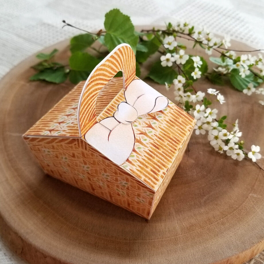 ピクニックバスケット」ギフトボックス展開図 | Kyoco's 展開図