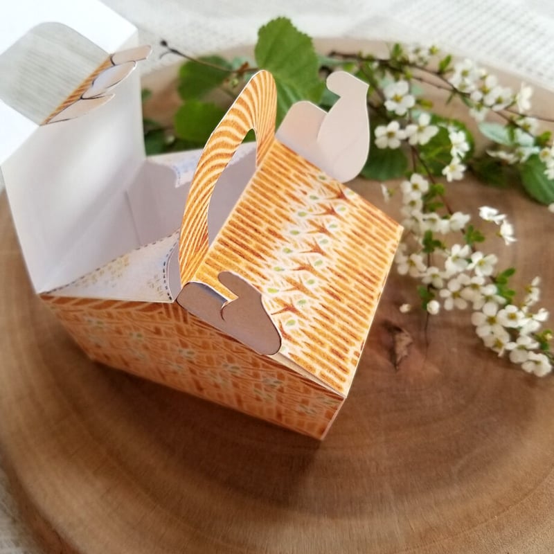 ピクニックバスケット」ギフトボックス展開図 | Kyoco's 展開図