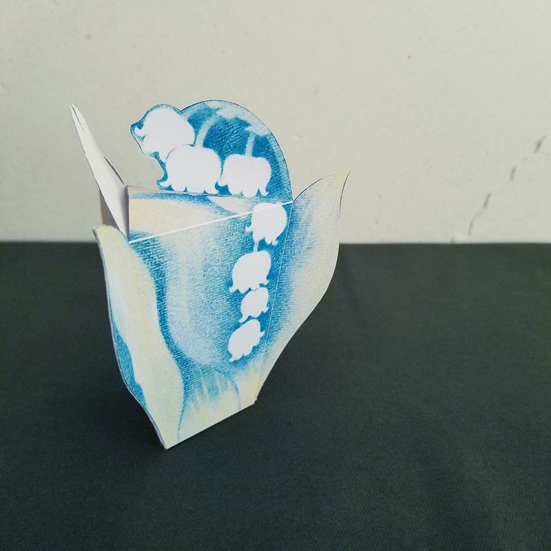 スズラン」ギフトボックス展開図 | Kyoco's 展開図