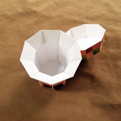 「キノコ」ギフトボックス展開図