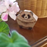 「エゾタヌキ／狸（たぬき）」小物ケース展開図