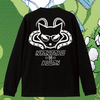 NYANTAKO×KDN Symbol logo long sleeve　BLACK