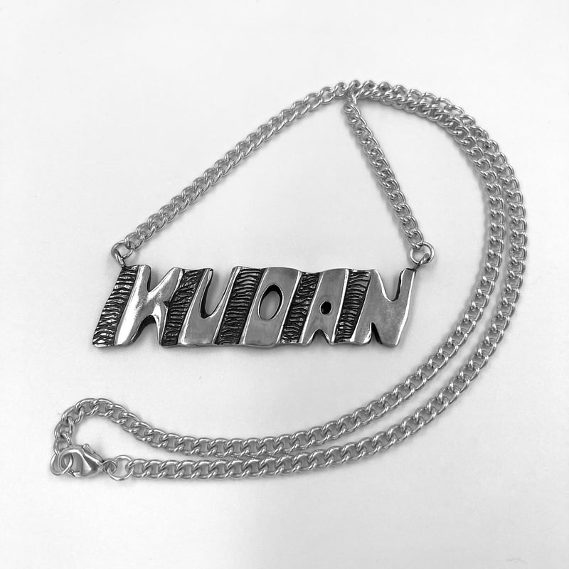 KUDAN LOGO Silver Necklace | 幽幻怪社件-KUDAN-『件らNig KUDAN LOGO Silver Necklace | 幽幻怪社件-KUDAN-『件らNig