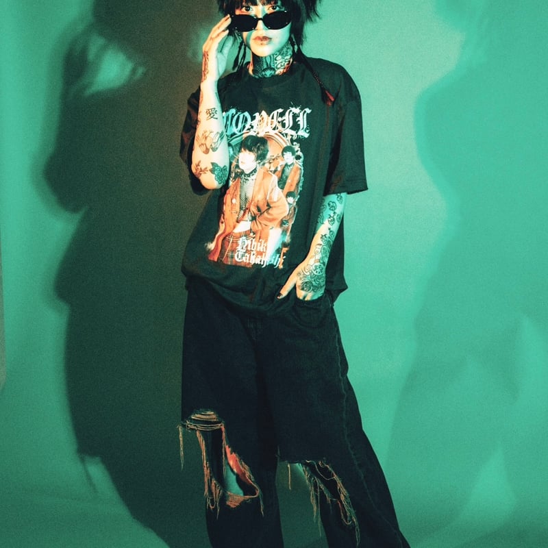 Cody・Lee 高橋響/monell V-Kei Distressed Tee monell V-Kei Distressed Tee | 幽幻怪社件-KUDAN-『件らNi