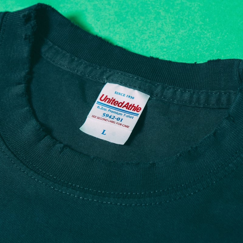 monell V-Kei Distressed Tee | 幽幻怪社件-KUDAN-『件らNi