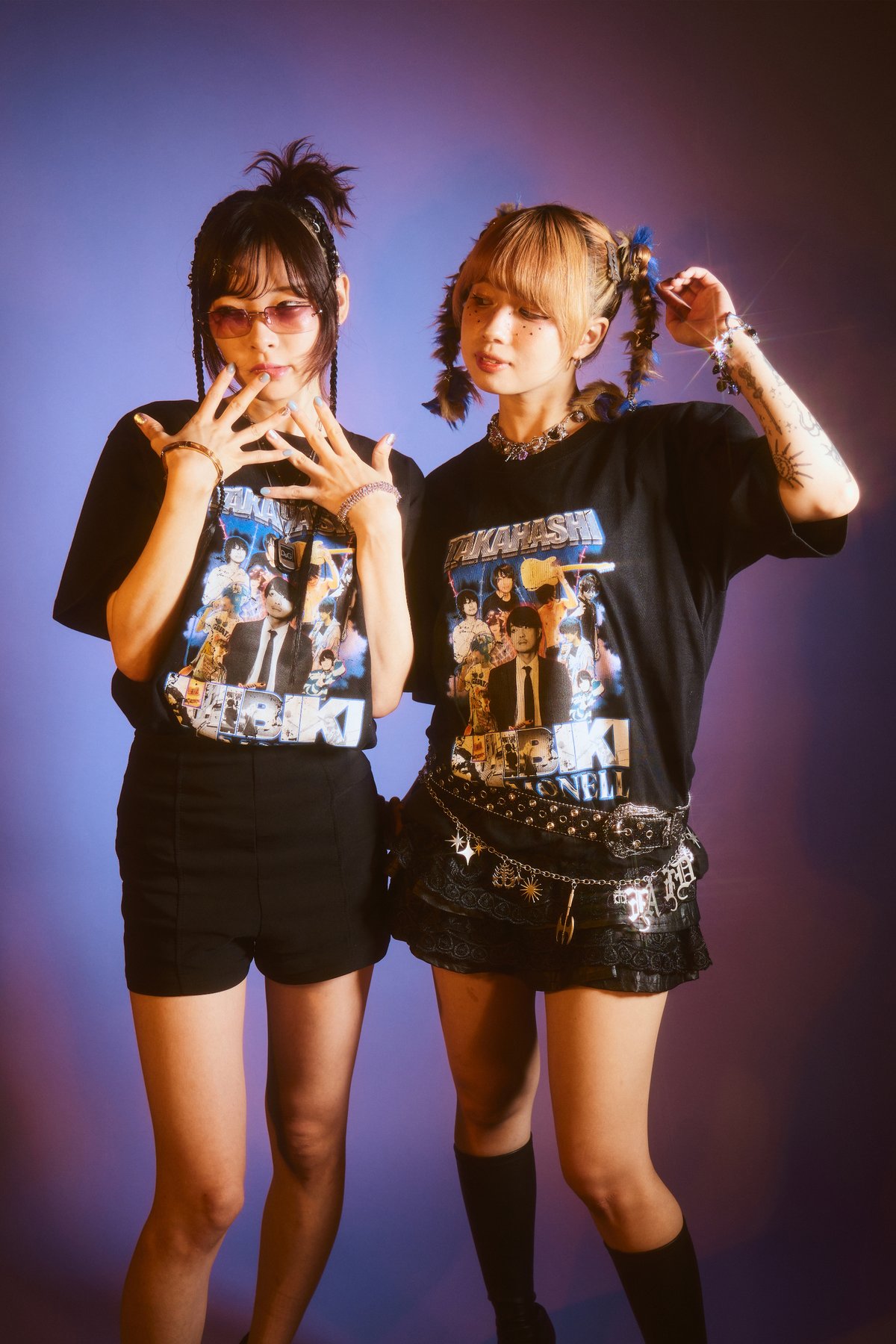 TAKAHASHI HIBIKI Tee Ⅲ 【Black】 | 幽幻怪社件-KUDAN-『件