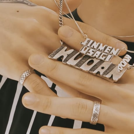 KUDAN LOGO Silver ring
