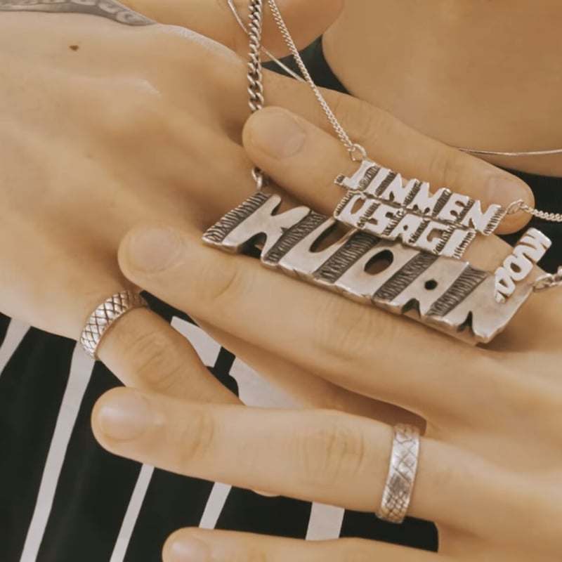 KUDAN シルバーネックレス