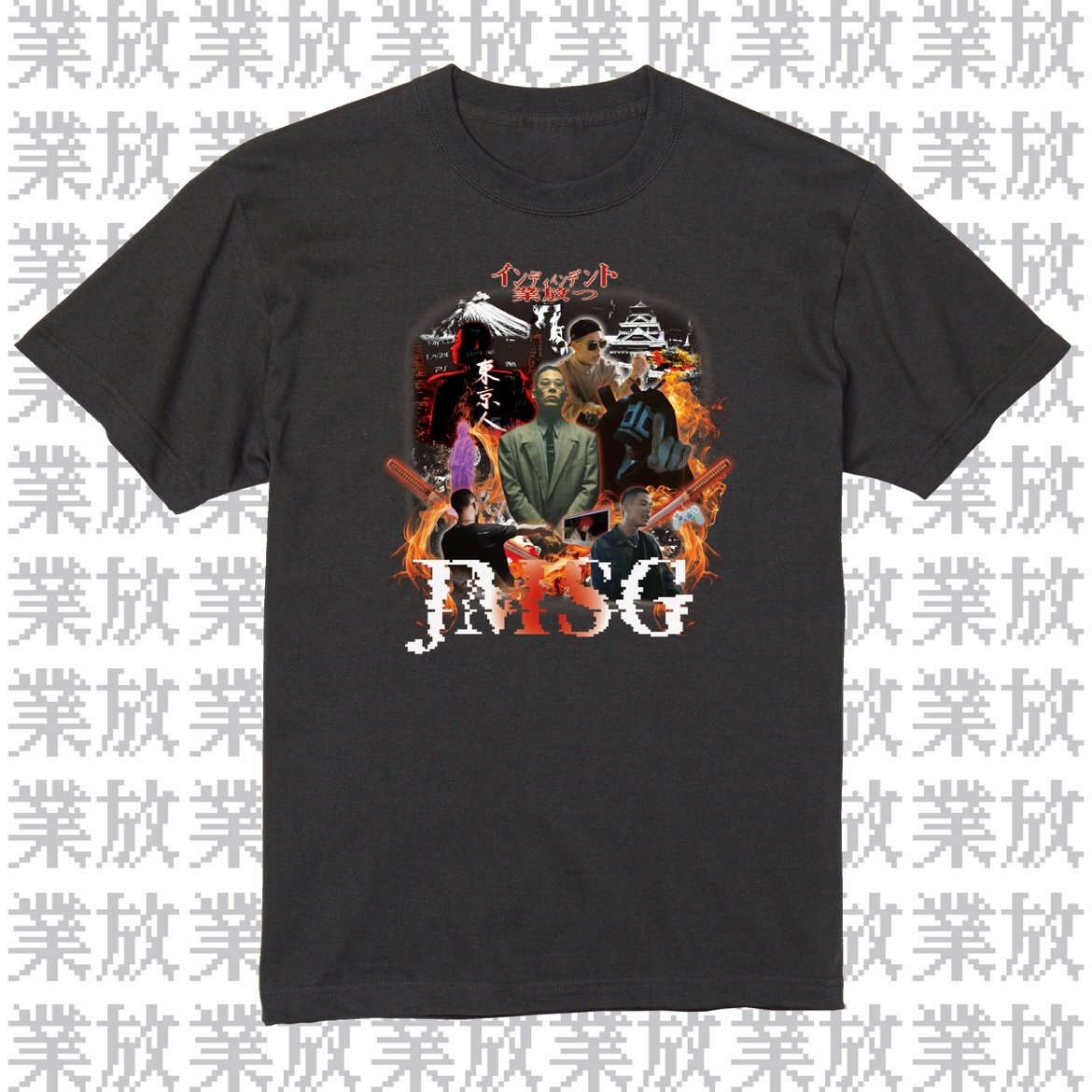 JMSG東京人Rap T-shirts (2024ver) SUMI | 幽幻怪社件-KUD JMSG東京人Rap T-shirts (2024ver) SUMI | 幽幻怪社件-KUD