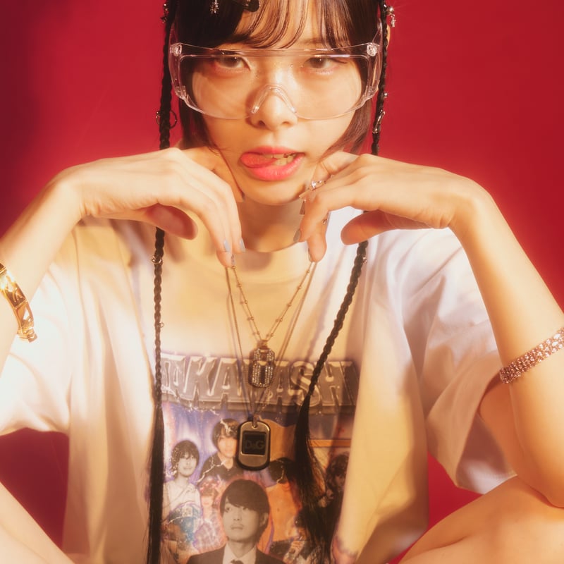 TAKAHASHI HIBIKI Tee Ⅲ 【White】 | 幽幻怪社件-KUDAN-『件