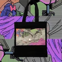 Girl is sleeping tote bag
